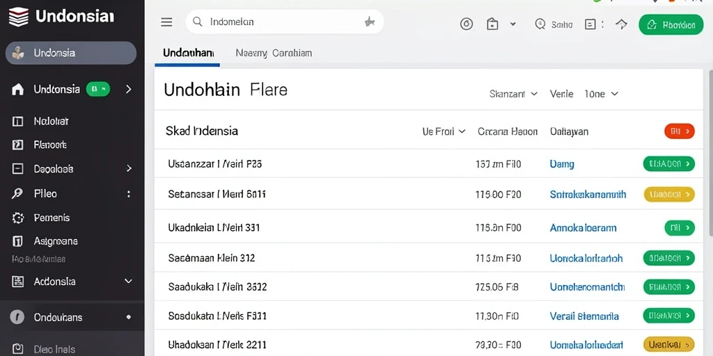 Antarmuka yang sederhana memudahkan navigasi pengguna.